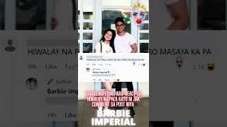 Barbie Imperial, nag-react sa "hiwalay na pala kayo ni Jak" comment sa post niya