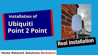 Installation Of Ubiquiti Point 2 Point - Actual Installation