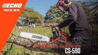 ECHO_Chainsaws_How to Start the CS-4910 & CS-590 Chainsaw_How-To Video