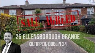 *** SALE AGREED *** 26 Ellensborough Grange, Kiltipper, Dublin 24