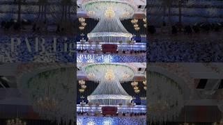 Reception Decoration | Colourful Lighting Setup | #parlightfx #wedding #ytshorts #decor #viral #like