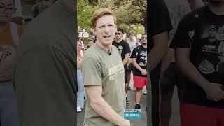 Stuart Knechtle | Texas | Student Has A Lot Of Thoughts On Christians, Then ... | Give Me an Answer