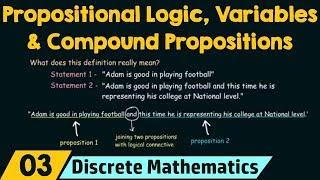 Propositional Logic, Propositional Variables & Compound Propositions