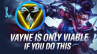 VAYNE IS ONLY VIABLE IF YOU DO THIS! VAYNE WILD RIFT GAMEPLAY | RiftGuides | WildRift