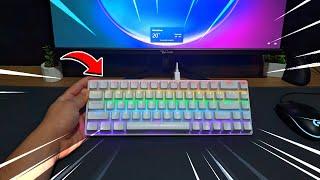 TECLADO mais BARATO da aliexpress SKYLION-K68 - Review completo