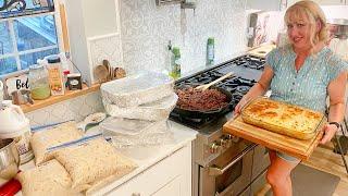 Filling My Freezer with EPIC LARGE Freezer Meals to Feed 10 People or More!