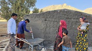 Making Asghar's house attractive by plastering: Shawkat dressmaking and a day full of activities