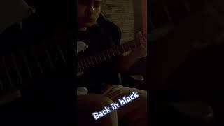 Back in Black - Guitar and drums cover #acdc #backinblack #cover