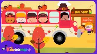 Wheels On The Bus Thanksgiving Song - The Kiboomers Kids Songs and Nursery Rhymes