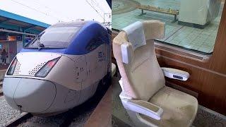 Korea High Speed Rail in First Class - KTX Sancheon Iksan - Seoul Yongsan