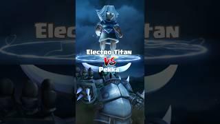 Electro Titan Vs Pekka in Clash of clans #shorts #clashofclans #cocshorts #clash