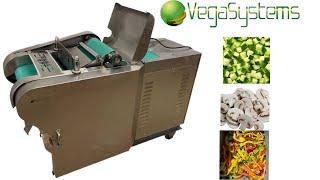Промышленная овощерезка Vega Belt Cutter Gilo, нарезка хлеба кубиками