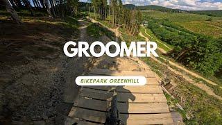 Groomer Level Black Bikepark Greenhill POV RAW