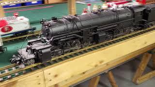 BIll's G Scale Train Layout #gscale #gscaletrains #gscalelayout #bigtrain