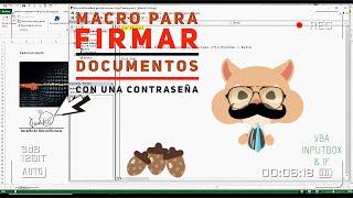 Como INSERTAR TU FIRMA ️ en tus Documentos de Excel (con Contraseña)