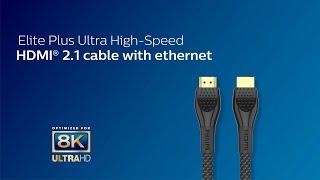 SWV9121K/27: Philips Elite Plus 8K 2 1 HDMI Cable with Ethernet - Overview