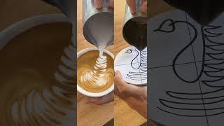 How to, swan! #coffee #latteart #barista #video #coffeetime #cafe #espresso #baristacoffee