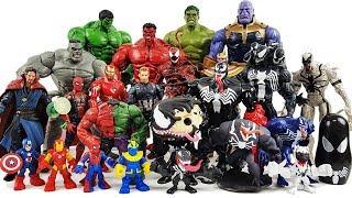 Venom is attcking Mini Avengers, Go~! Spider-Man, Iron Man, Hulk, Thor, Captain America