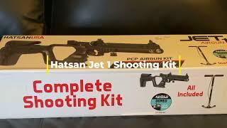 Hatsan Jet 1 PCP Airgun Complete Shooting Kit (Pump & Pellets Included) Unboxing.