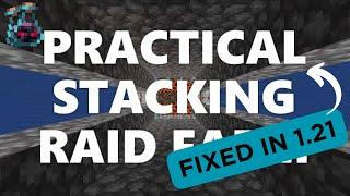 I FIXED IANXO4'S STACKING RAID FARM IN 1.21 *SHOCKINGLY EASY* #minecraft #ianxofour #raidfarm