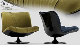 №161. Chair modeling " Baxter marilyn " Autodesk 3ds Max