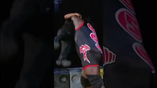 Mark Henry yeets an audio tech