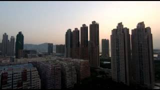 港灣豪庭9座C景觀-大角咀日落 Time lapse video