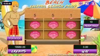 Beach Cocktail Scratch Party - Scratch Card - CasinoWebScripts