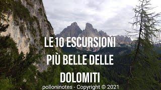 10 ESCURSIONI PIU' BELLE DELLE DOLOMITI