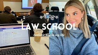 a realistic day in my life as a 2L [law school vlog]