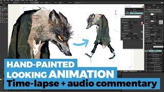 Drawing, rigging and animating in under three hours! Time-lapse & commentary