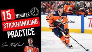 BEST STICKHANDLING WORKOUT - 15 MINUTES OF HARD WORK | OFF-ICE WORKOUT FOR HOCKEY PLAYERS