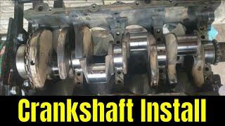 How To Install A LS Engine Crankshaft - LS BUDGET BUILD