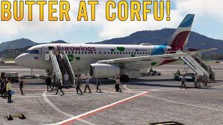  Eurowings A319 Voyage to Corfu! ️ LOWS  LGKR ️