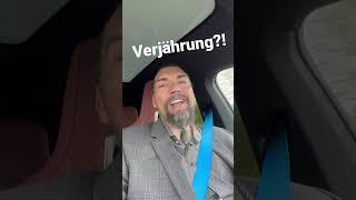 Verjährung: Frist übersehen - vorbei! #verjährung #verjährungsfrist #zeitablauf #rechtsanwalt