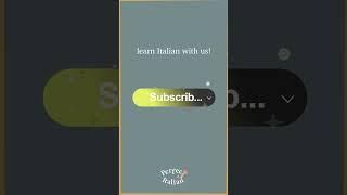 Italian Language #italianforbeginners #italymadeeasy