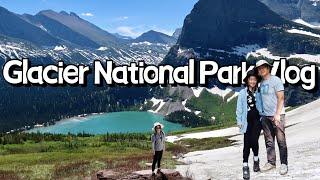 Glacier National Park Vlog (Hiking总结) | 冰川 瀑布 湖泊 彩色石头 山羊 熊