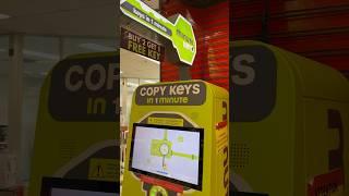 Using a key Copying Machine for the first time ￼#shorts