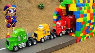 60+ Minutes Diy mini magic lego gate for MC Queen Car to transform into a big container