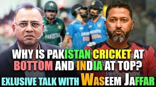 Why is Pakistan Cricket At Bottom And India At Top? | Exlusive Talk with Waseem Jaffar | Basit Ali