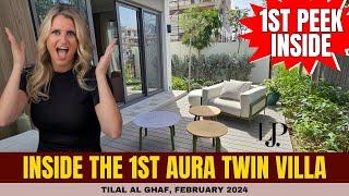 Inside the 1st Aura Twin Villa, Tilal Al Ghaf Feb 2024