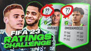 FIFA 23 CHALLENGE | Max Aarons & Andrew Omobamidele guess the top three players for each stat! 