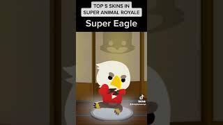 Top 5 Skins In Super Animal Royale #youtubeshorts