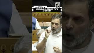 “PM not looking at me,” says Rahul Gandhi mid-speech for PM Modi’s attention in Lok Sabha