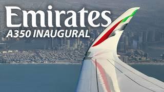 Emirates A350 Inaugural Flight - The Future of Emirates!