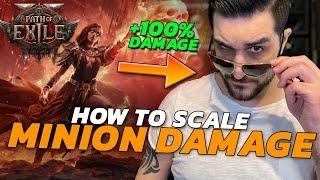 How to SCALE MORE DAMAGE FOR MINIONS in Path of Exile 2