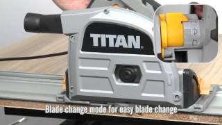 Screwfix - Titan TTB673CSW 165mm Plunge Saw 1200w