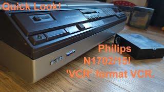 Quick look! Philips N1702/15 VCR format - Ep 9 S1