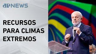 Lula defende maior financiamento para cidades enfrentarem crises climáticas