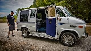 Classic Van Camping - The Worlds Largest Popcorn Ball & Spicy Fried Fish Cakes